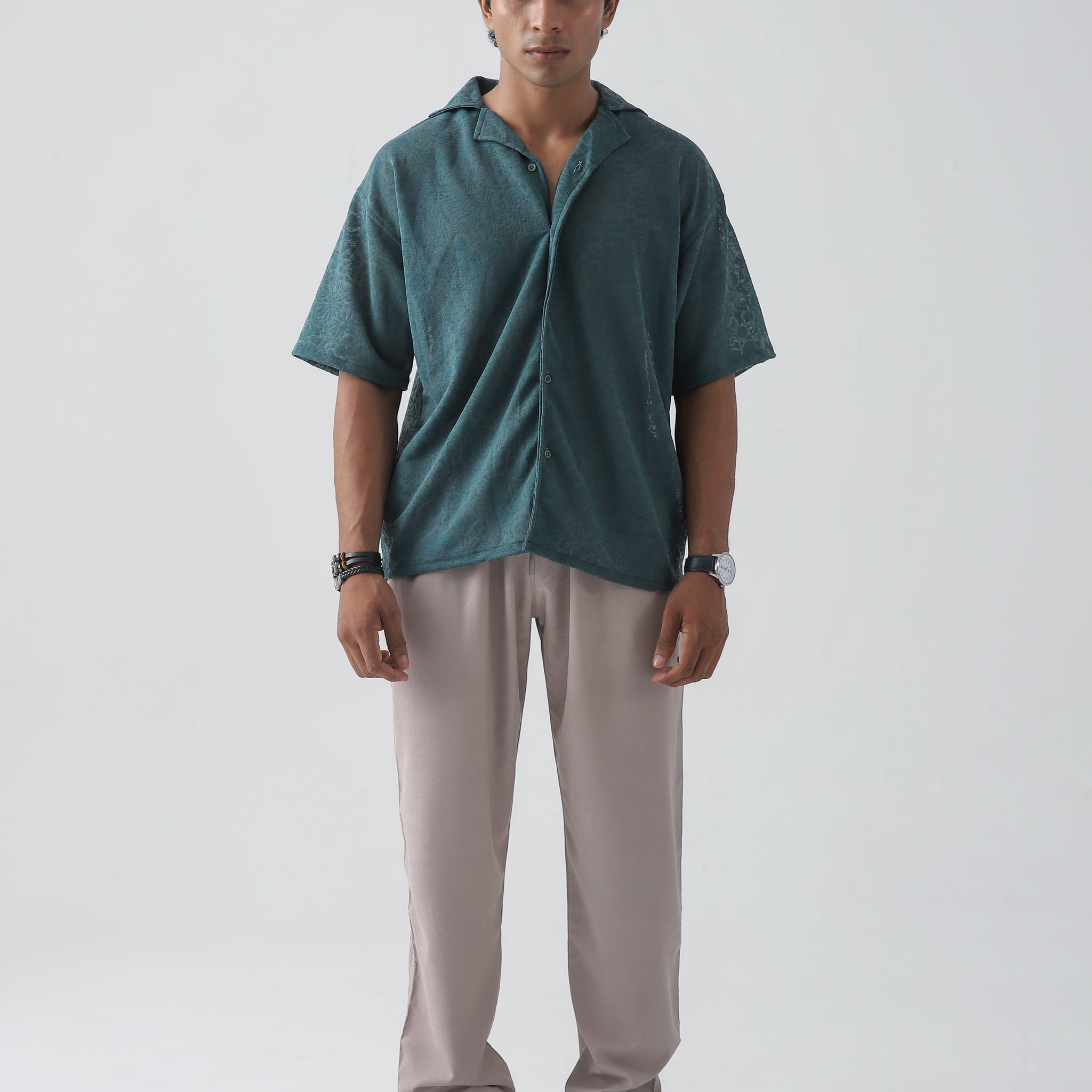 Forest Texture Green Shirt