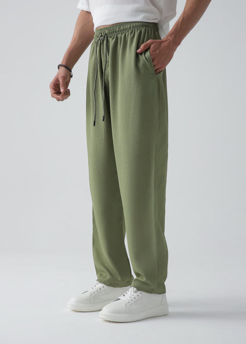 Olive Relax Fit Trouser