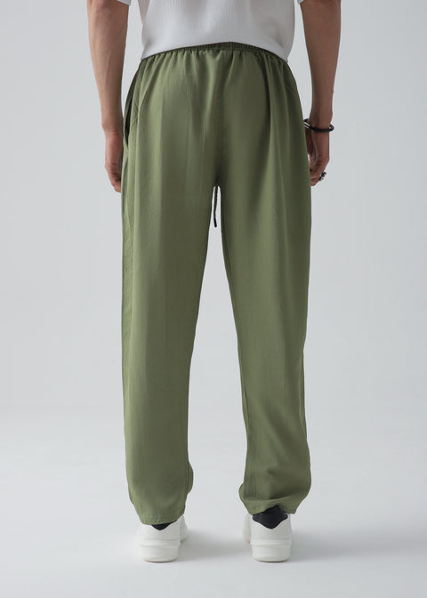 Olive Relax Fit Trouser