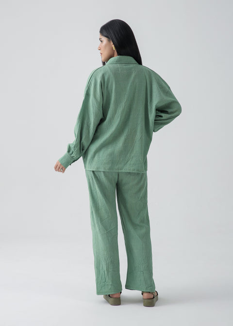 Olive Mist Textured Cord-Set