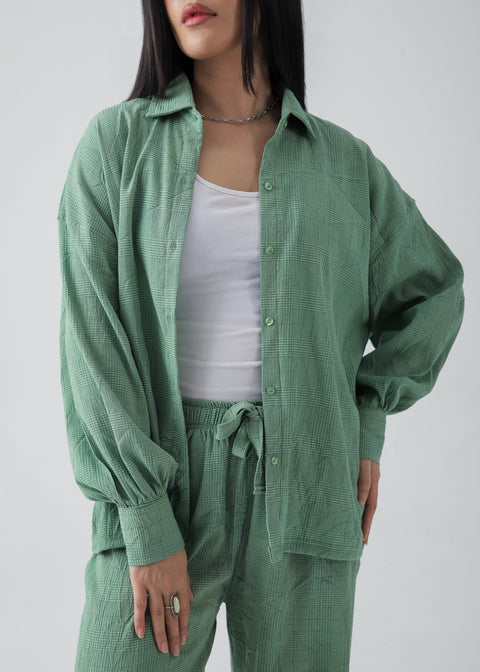 Olive Mist Textured Cord-Set