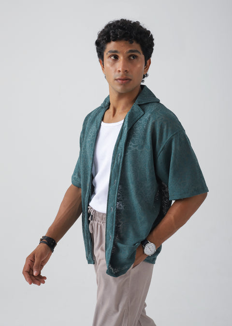 Forest Texture Green Shirt
