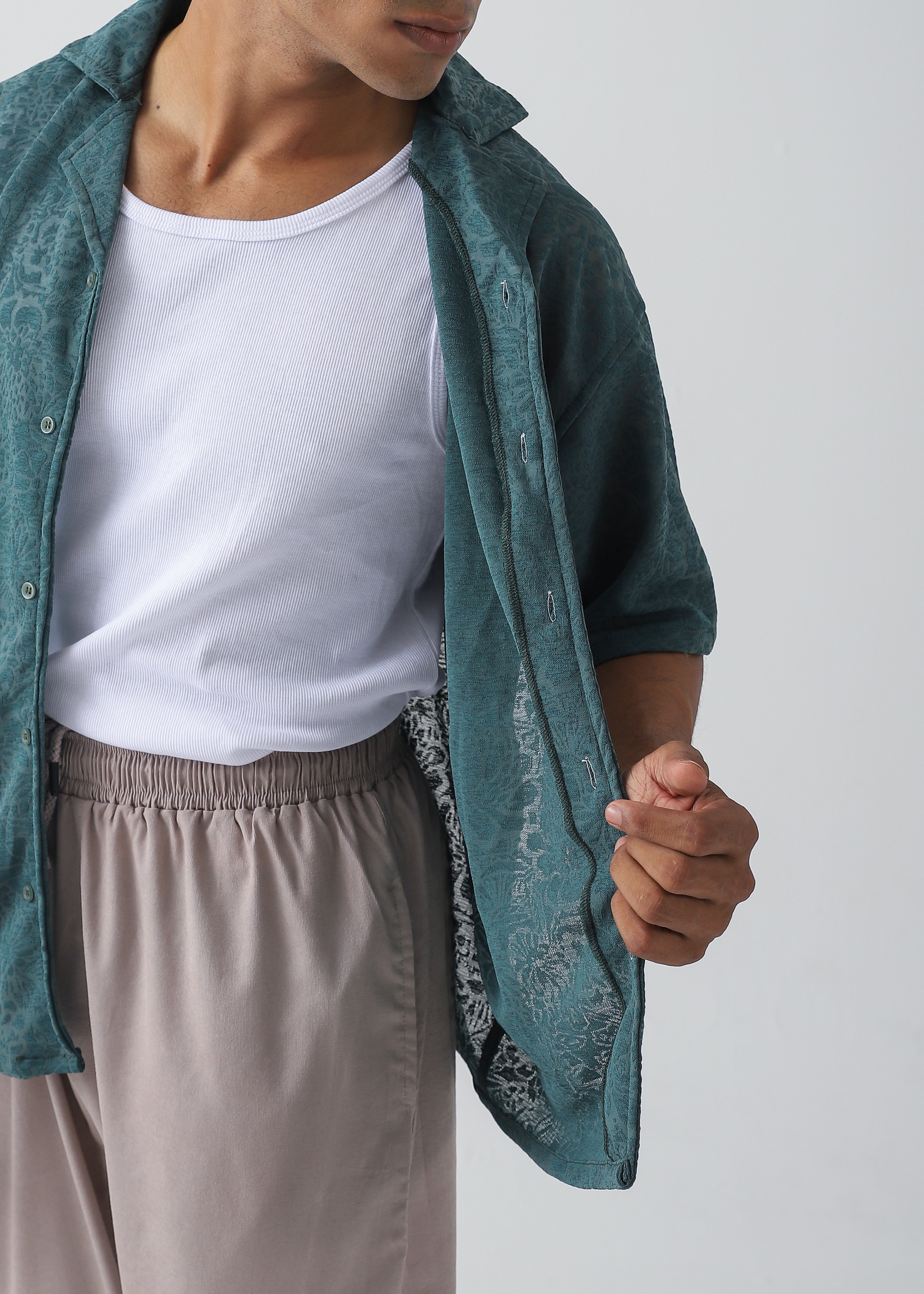 Stone Beige Relax Fit Trouser