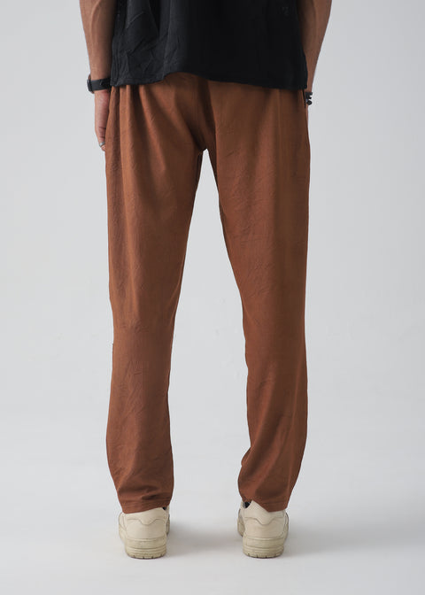 Brown Relax Fit Trouser