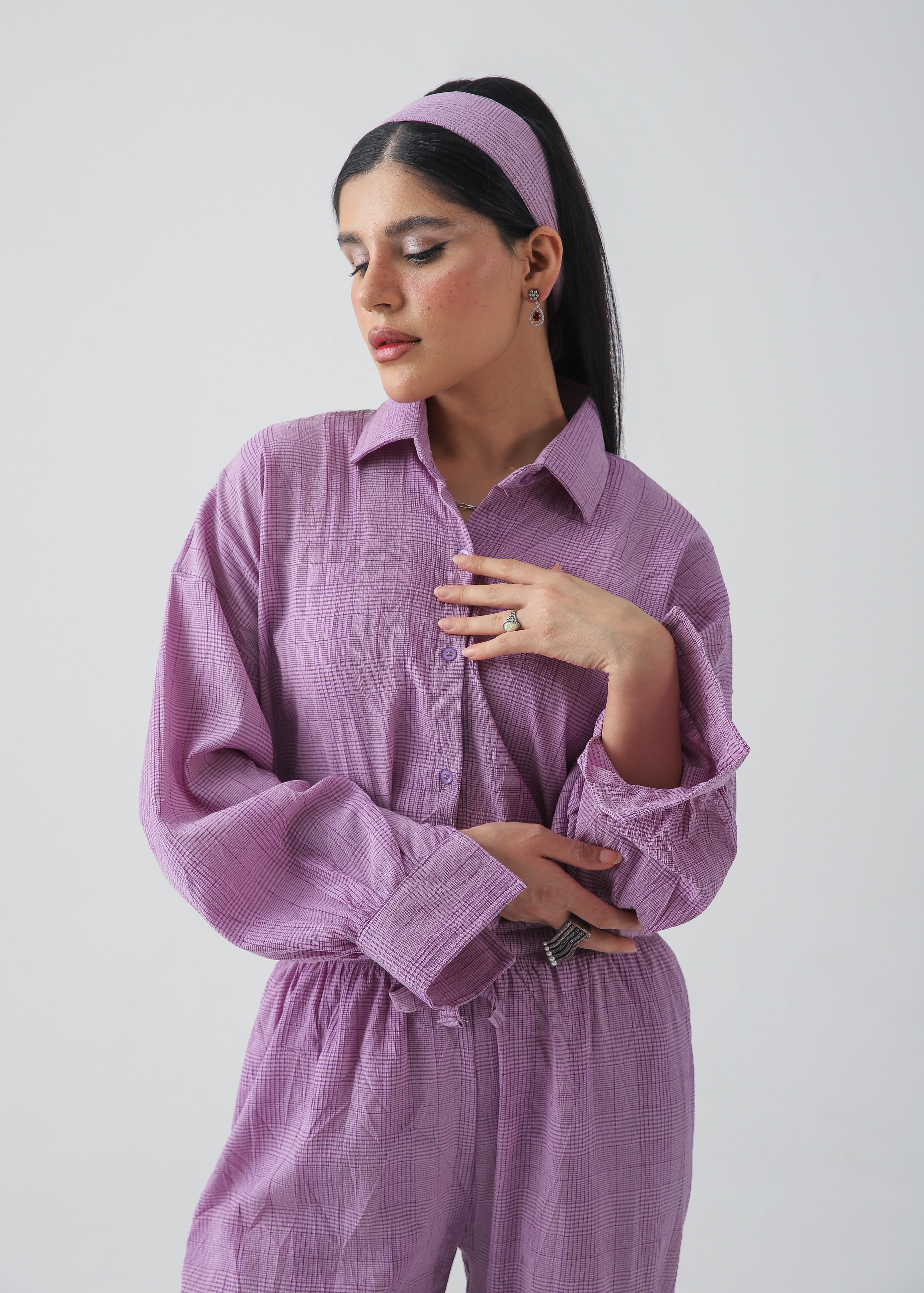 Lavender Mist Textured Cord-Set