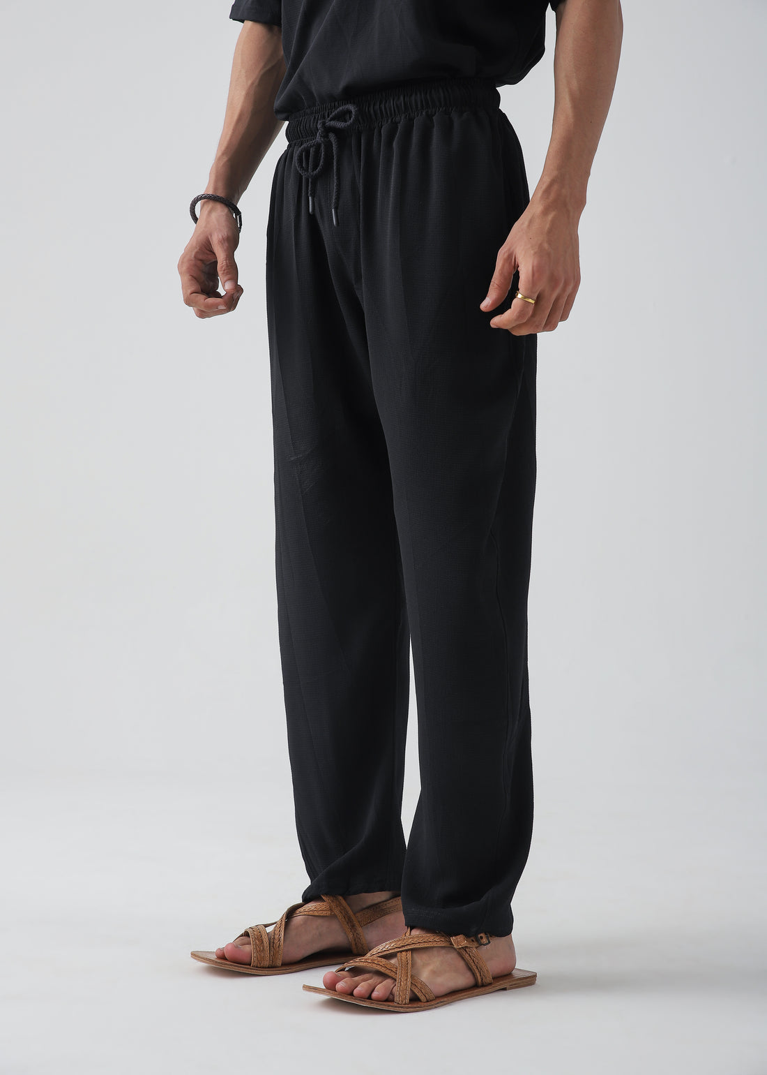 Cloud Black Relax Fit Trouser