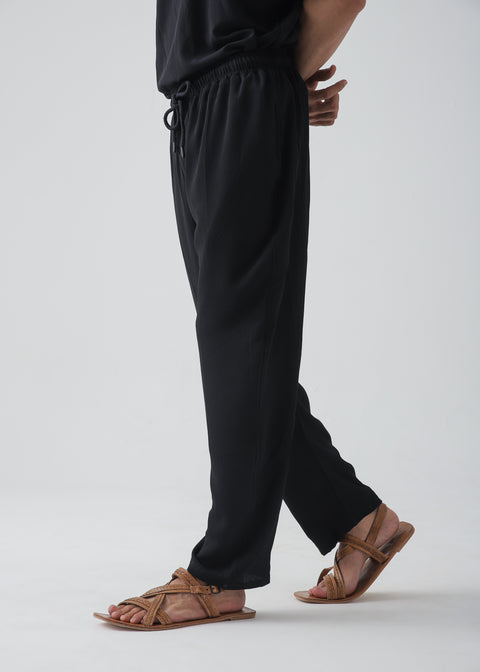 Cloud Black Relax Fit Trouser