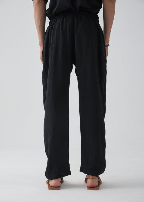 Cloud Black Relax Fit Trouser